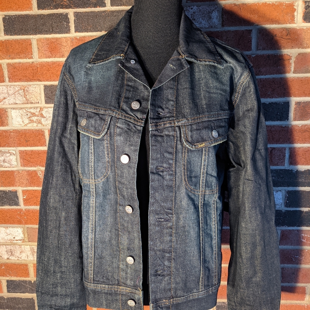 Lee Men's Denim Jacket "Strong Arm" - Medium